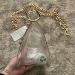 Transparent Stadium Purse Gold Chain Bag Photo 3