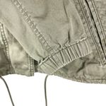 Old Navy  Canvas Field Jacket Women's M Olive Green Zip Gorpcore Pockets Military Photo 6