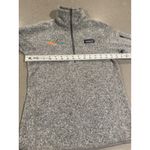 Patagonia  Better Sweater DialogTech Logo Gray Quarter Zip Pullover‎ Jacket XS Photo 5