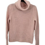Banana Republic  Merino Wool Alpaca Blend Light Pink Knit Turtleneck Sweater‎ XS Photo 0