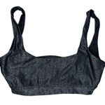 LA Hearts L.A. Hearts Pac Sun Black Sparkle Bikini Top Photo 0