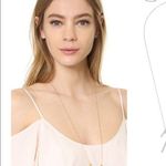 Rebecca Minkoff Long Bead Bar Silver Necklace NWT Photo 0