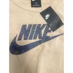 Nike NWT Women's  Beige  Cropped Sweatshirt 1 XL Photo 7