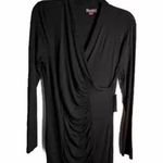 Vince Camuto November Rich Black 2x Long Sleeve Dress $129 Photo 0