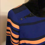 Skies Are Blue  Nordstrom Stripe Blouse Top Small Photo 1