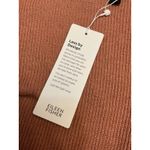 Eileen Fisher linen blend knit sleeveless duster vest cardigan XS Terracotta Photo 11