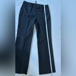 Anne Klein 2-piece suit, black, wide-leg trousers, women's size 6 Photo 4