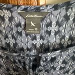 Eddie Bauer  Navy and White Midi Dress Photo 2