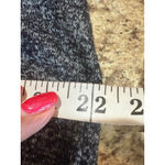 Calvin Klein Women's Black Grey Heather Short Sleeve Twist Front Tee L Photo 4