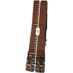 Brown Woven Stretch Fashion Statement Belt Sz M/L Photo 3