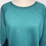 Time And Tru Green Pullover Sweatshirt Crewneck Long Sleeve Large Photo 2