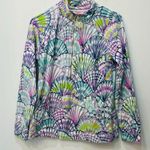 Lilly Pulitzer 1/4 Zip Sweatshirt Womens Sz small Photo 0