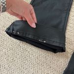 Edikted  Wide-Leg Leather Pants Black Faux Small Photo 4