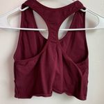 Fabletics Port Wine Kingsley Front Knot Seamless Bra Photo 3