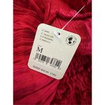 Free People One Cherry Red Adella Cami NEW Sz M Photo 8