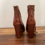 Matisse Tan Braided Cutout Leather Ankle Boot Heel Size 6.5 Photo 6