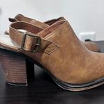 Pierre Dumas  block heel sling back‎ booties Brown Women's size 8 Photo 0