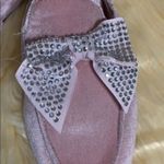 Victoria's Secret VICTORIA’S SECRET DIAMOND BOW SLIPPERS SIZE MEDIUM Photo 9