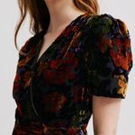 Milly NWT  Gynn Velvet Floral Burnout Dress (6) Photo 2