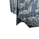 Soft Surroundings Floral Tunic Sweater Top Blue Gray Size M Long Sleeve Pullover Photo 8