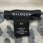 Halogen Pima Cotton Blend Leopard Button Down Cardigan, Size XS Photo 8