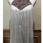 Trixxi  Juniors Embroidered ~ Adjustable Strap ~ White Dress Medium Photo 1