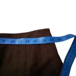 Loft Linen Embroidered Skirt Size 0 Brown Blue Lined Boho Summer Photo 6