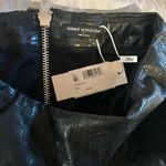 Naked Wardrobe NWT The Crocodile Midi Skirt in Black Bodycon Faux Leather Small Photo 3
