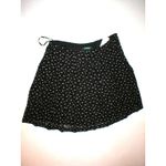 Ralph Lauren New Womens $125 Black White Skirt 12 Pearl Flowy NWT Geometric Nice Photo 1