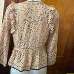 IRO  Jarley Tie-front Printed Silk Crepe De Chine Blouse size 34 Photo 9