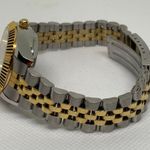 Women classic gold silver tone 30mm case quartz analog adjustable running Photo 4