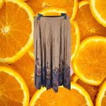 Norton Mcnaughton Vintage ‎ Skirt Checked Pattern with Paisley Photo 2