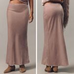 Anthropologie The Tilda Maxi Slip Skirt: Velvet Edition, Size S Photo 1