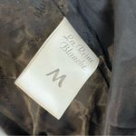 La Reine Blanche Black Quilted Down Longline Puffer Coat M Size M Photo 6