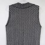 Sioni Sweater Vest Womens Medium Black White Knit Viscose Photo 9