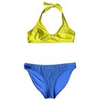 Aerie  Twist Halter Bikini Top And Bikini Bottoms Set Size M Photo 2