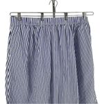 st. john's bay  High Rise Stretch Stripe Midi A-Line Skirt size 2X Blue White NWT Photo 3