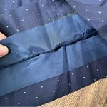 Christian Dior Vintage  Navy Blue White Dot Pencil Mini Skirt Size‎ 4 Photo 8