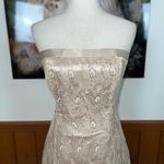 Pretty Vintage 90s Onyx Nite Champagne Lace Prom/Mother of the Bride Gown! Size 12 Photo 2