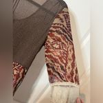 Buckle  BKE Boutique Small Printed Lace Blouse Casual Chiffon Multicolor Eclectic Photo 12