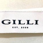 Gilli Striped Midi Dress Size L Navy Blue White Tie Waist Lined Short Sleeve Size L Photo 6