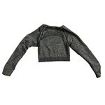 Gymshark Hyper Amplify Crop Black Gray Size XS Photo 5