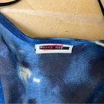 Noisy May  Blue Tie Dye Sheer Cardigan Duster Photo 6