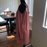 Bar III Cold Shoulder Chiffon Dress Bronzed Rose Photo 3