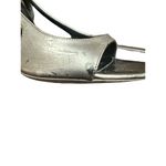 Balenciaga Leather Slingback Sandals Metallic Sandals, Shoes Size 361/2 US 6 Photo 3