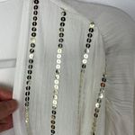 Source Unknown Cover kimono wrap sequined off white Photo 10