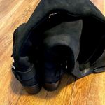 Christian Dior Moto Harness Boots Over the Knee Black Suede OTK EU37 Photo 5