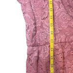 As You Wish NWT As U Wish Rose Pink Floral Lace Halter Dress Medium Easter Wedding Guest Photo 11