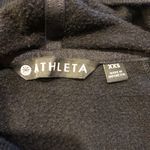 Athleta Criss Cross Back Hoodie Pullover Black Photo 3