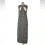 Calvin Klein Jeans  Grey Black Cream Sleeveless Stretchy Maxi Dress Plus Size 0X Photo 1